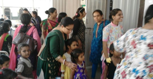 Free medical camp @ Maa Bharti school