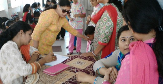 Free medical camp @ Maa Bharti school