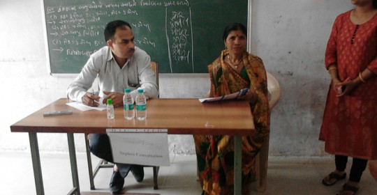 Free medical camp @ Maa Bharti school