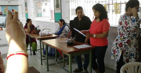 Free medical camp @ Maa Bharti school