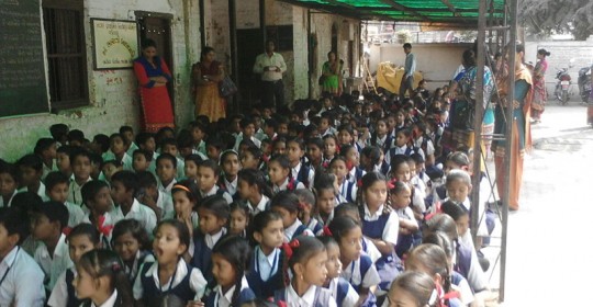 Free medical camp @ Maa Bharti school