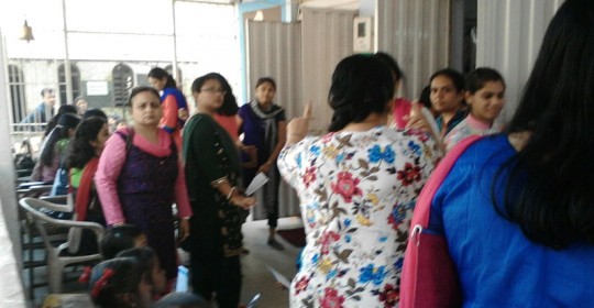 Free medical camp @ Maa Bharti school